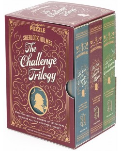 Комплект логически игри Professor Puzzle - THE CHALLENGE TRILOGY